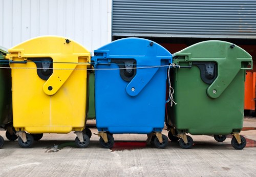 Ready-to-recycle items collected from garage